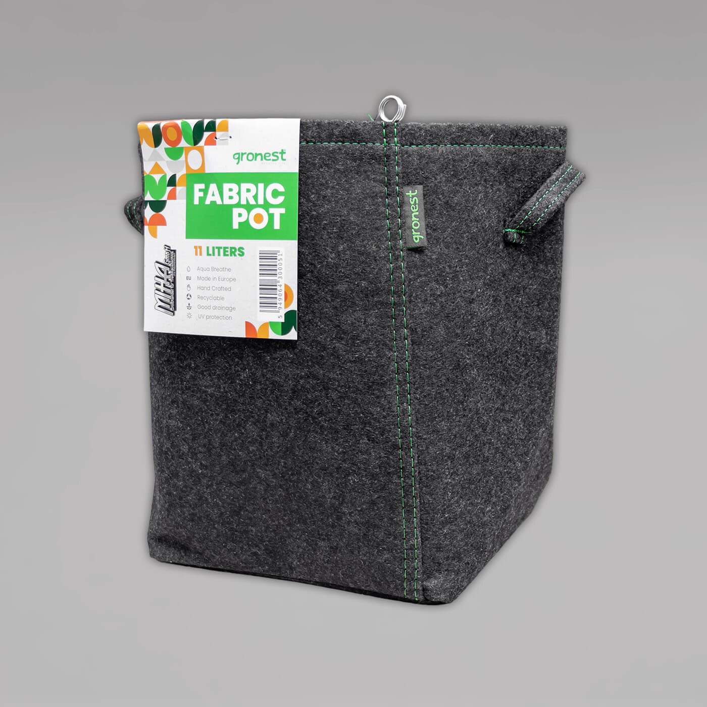 Stofftopf als Beispiel für einen sinnvollen Topf bei längerer Vegi